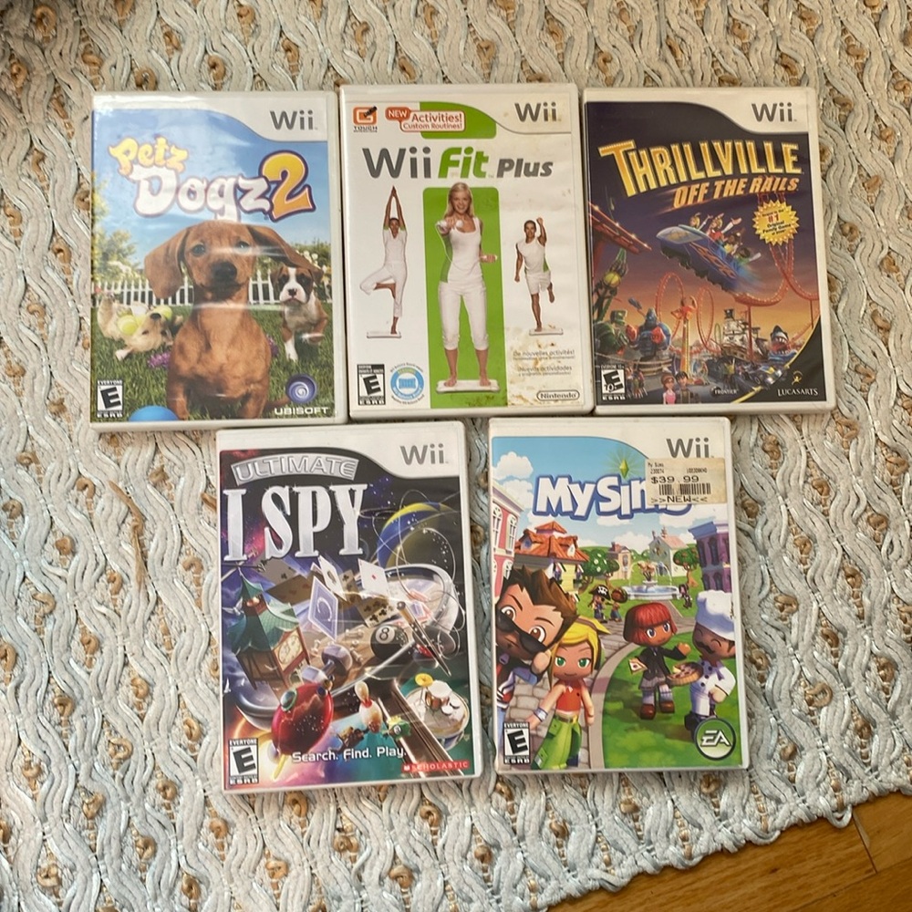 Assortment of WII games